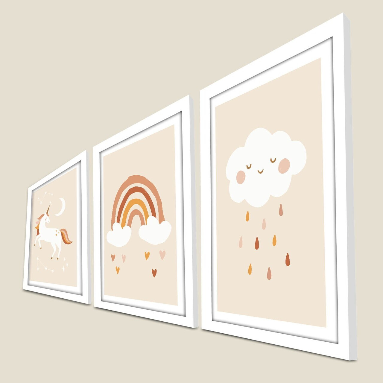 Tablou decorativ, 3p3752softct-019, Lemn, Multicolor — imaginea 3