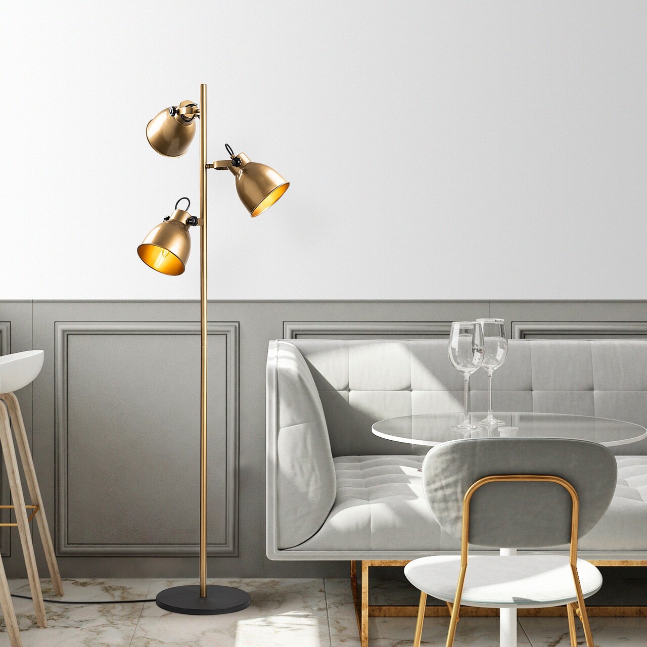 Lampadar, L'essentiel Maison, 521SHN1536, Auriu - view 2