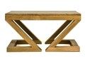 Masuta de cafea, Massive Design, Malanje, 80 x 40 x 50 cm, lemn de pin/lemn de stejar, natural