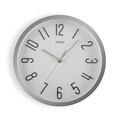 Ceas de perete Harper, Versa, Ø30 cm, argintiu