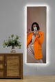 Oglinda cu Iluminare Led, Mirrorland, Rectangular, Oglindă indestructibilă cu obturator, Alb