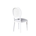 Scaun, Fairfax, Albero11, 50x47x98 cm, Lemn masiv, Alb
