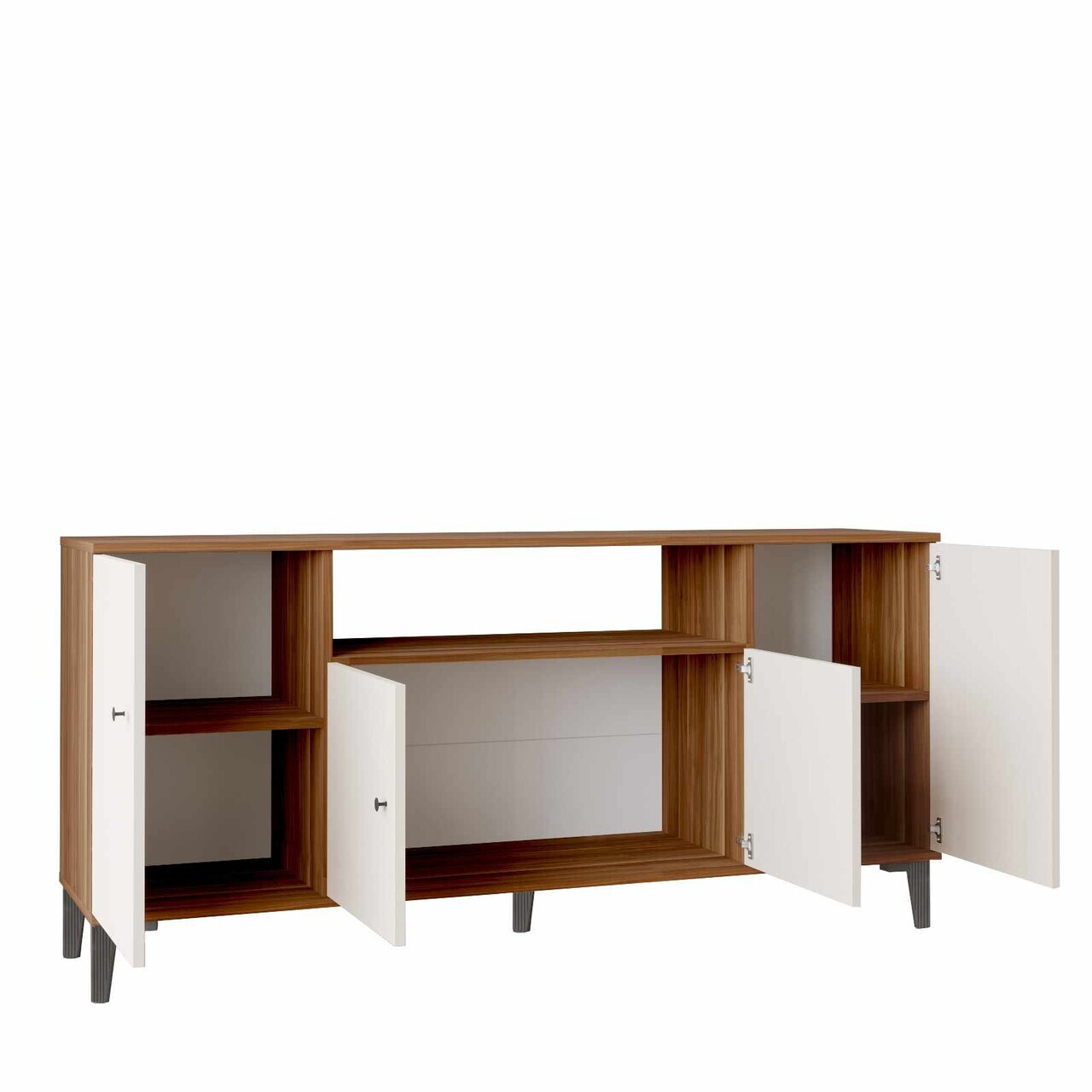 Consola, Hanah Home, Vıs3-Cka, 180x85x44.5 cm, PAL, Maro — imaginea 5