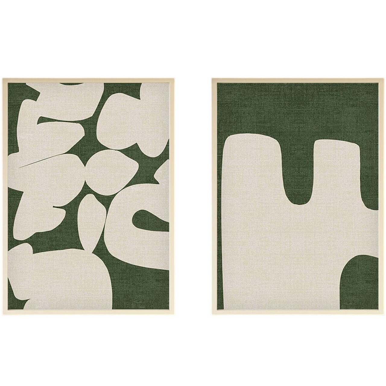 Set 2 tablouri decorative, Huhu202, Cadru: 100% LEMN MASIV (Grosime: 2,5 cm), Multicolor - view 5