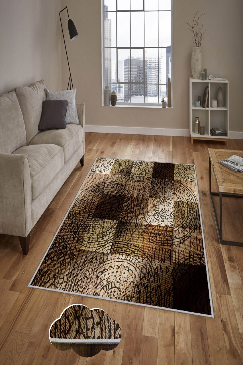 Covor Hmnt76 120x180 cm Poliester Multicolor