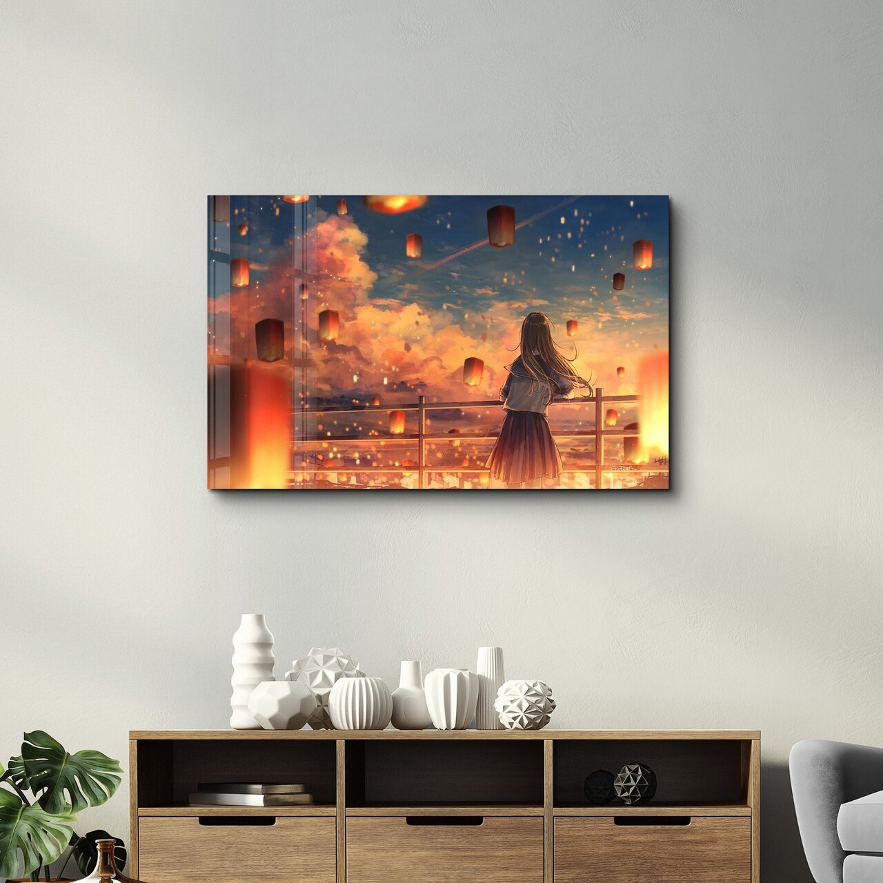 Tablou decorativ, VFT-2090, Dimensiuni: 70 x 110 cm, Multicolor - view 2