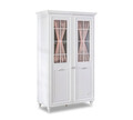 Dulap pentru haine, Çilek, Romantica 2 Doors Wardrobe With Window, 115x200x56 cm, Multicolor