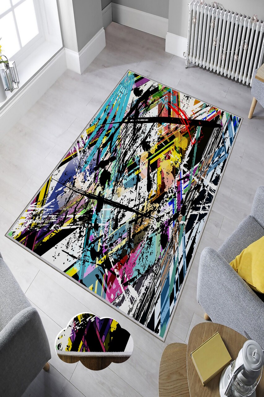 Covor, Hmnt97, 100x150 cm, Multicolor