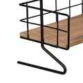 Raft pentru baie, Puqa Design, Else, 30x15x40 cm, PAL, Negru