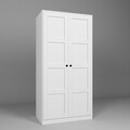 Dulap pentru haine, Miwood, Lucas 1600-81, Alb