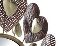 Oglinda decorativa Cuori, Mauro Ferretti, Ø 61 cm, fier/oglinda, multicolor