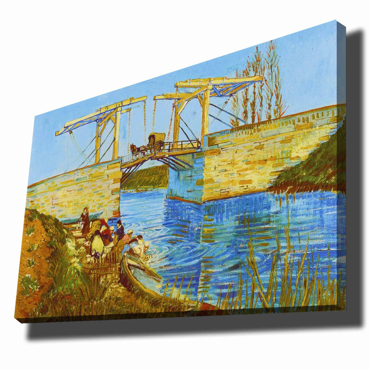 Tablou Decorativ, 70100VANGOGH004, Canvas , Lemn, Multicolor