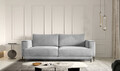 Canapea extensibila 4 locuri ELTAP, SO-DAL-04SO, Dalia, 248x84x95 cm, lemn/poliester, gri deschis