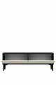 Comoda TV, Hanah Home, Didema 120, 120x40.5x30 cm, Antracit / Travertin