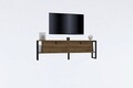 Comoda TV, Puqa Design, Ahu, 160x50.4x24.5 cm, PAL, Maro