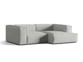 Coltar modular dreapta 3 locuri, Nuria-260, Micadoni Home, 252x147x72 cm, tesatura boucle, argintiu