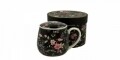 Cana cu infuzor Paul, Duo, 430 ml, portelan, negru