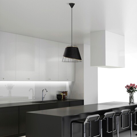 Lustra, FullHouse, 390FLH1823, Metal, Negru