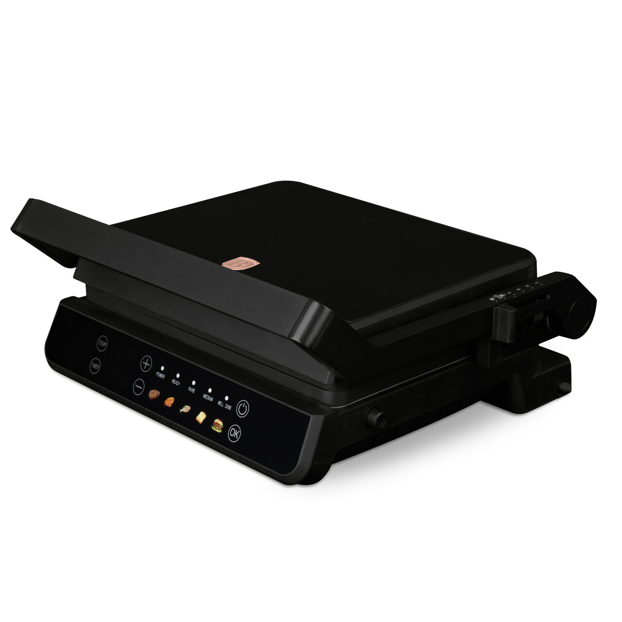 Gratar electric Berlinger Haus, Black Rose, 2200W, 29x23 cm, negru - imagine 3