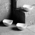 Set 3 boluri Salsa, Ambition, 9.5 x 9.5 cm, 130 cm, portelan, alb