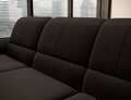 Coltar extensibil dreapta 3 locuri ELTAP, RT-22FL, Siber, 270x186x93 cm, lemn/poliester, maro inchis
