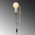 Aplica de perete, Pota - 3662, Opviq, 9 x 15 x 30 cm, 1 x E27, 40W, auriu