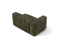 Modul stanga pentru canapea, 1 loc, Martina-212, Micadoni Home, 160x106x75 cm, velur, verde muschi