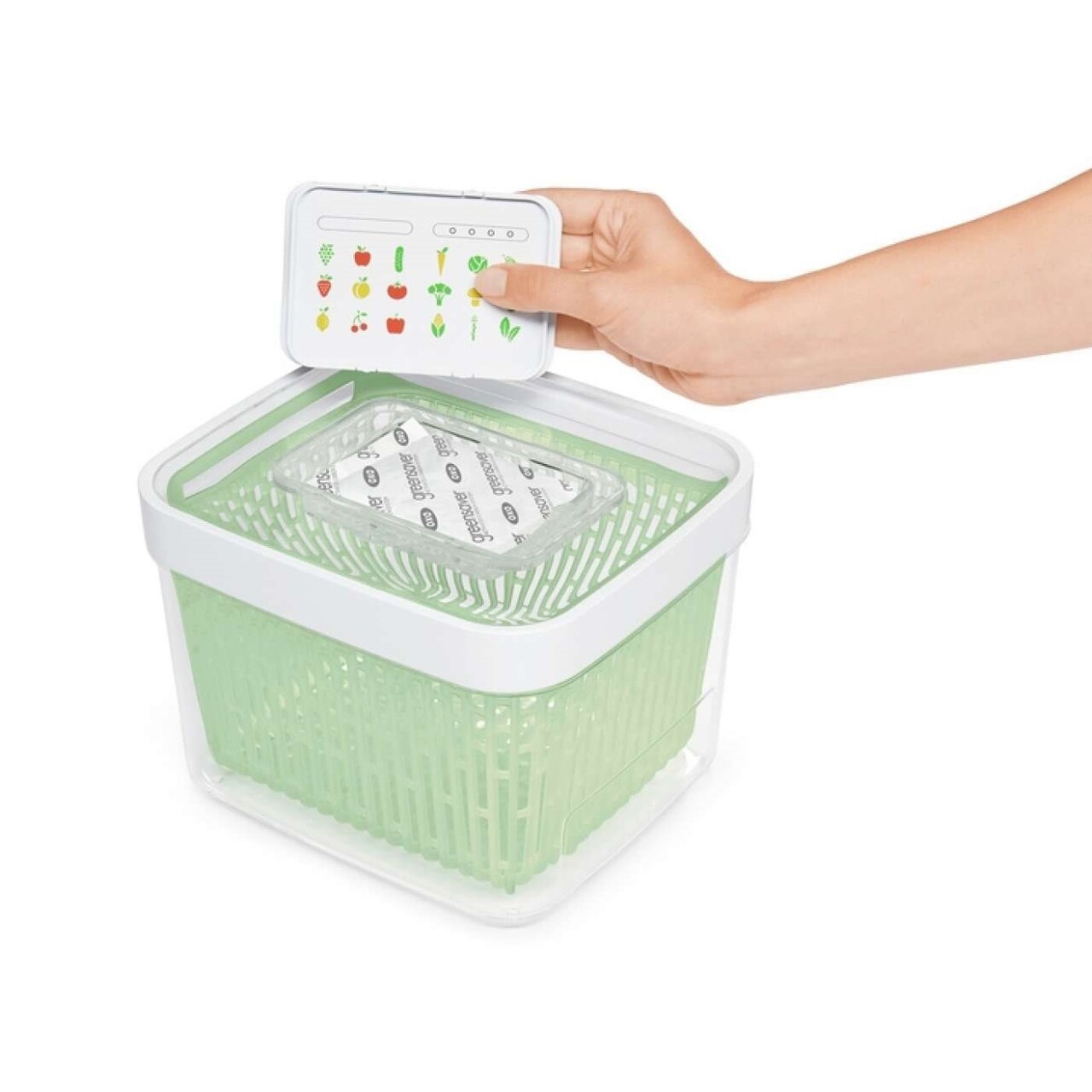 Recipient pentru pastrarea alimentelor, 17,8 x 15,2 x 10 cm, 1,5L, "GreenSaver" - OXO - imagine 8