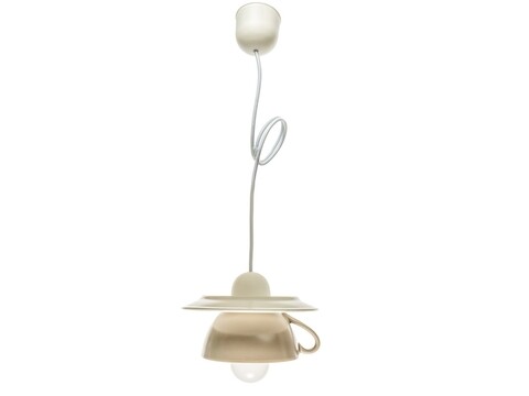 Pendul Afternoon tea, Deco Republic, E27, 1x60W, ceramica, bej