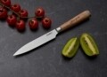 Cutit universal, Cooking by Heinner, 12.5 cm, inox/lemn de salcam, argintiu/natur