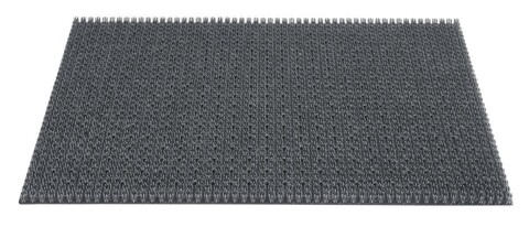 Covoras de intrare Dakar, Decorino, 40×60 cm, polietilena, gri Decorino