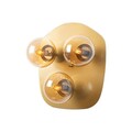 Aplica de perete, Fulgor, 942FLG1382, Metal, Auriu