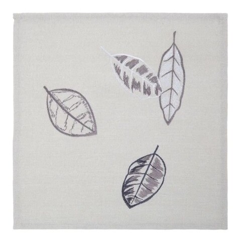 Poza Servet de masa Leaf, Ambition, 30x30 cm, poliester, gri