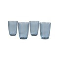 Set pahare, Hermia, 666HAC2115, Sticla, Albastru
