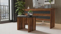 Masuta de cafea, Locelso, Vario B, 60x46.3x50 cm, Nuc / Antracit
