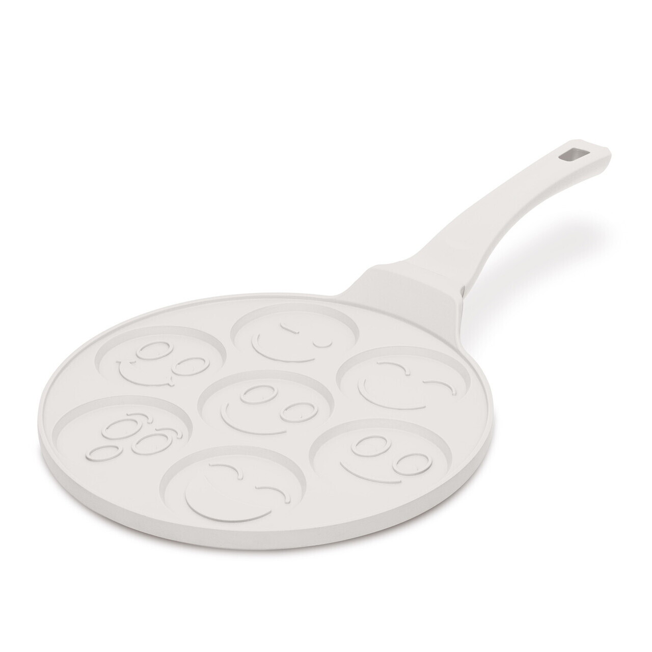 Tigaie pentru clatite, 7 forme emoji Berlinger Haus, Sahara, 26 cm, aluminiu turnat, crem mat - imagine 4