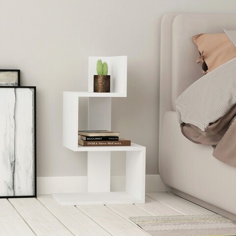 Masuta, Decortie, Rosie, 42x72x30cm, Alb 42x72x30cm imagine noua 2022
