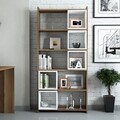 Biblioteca, Hommy Craft, Box 845HCT3601, 80 x 170 x 22 cm, pal melaminat, nuc/alb