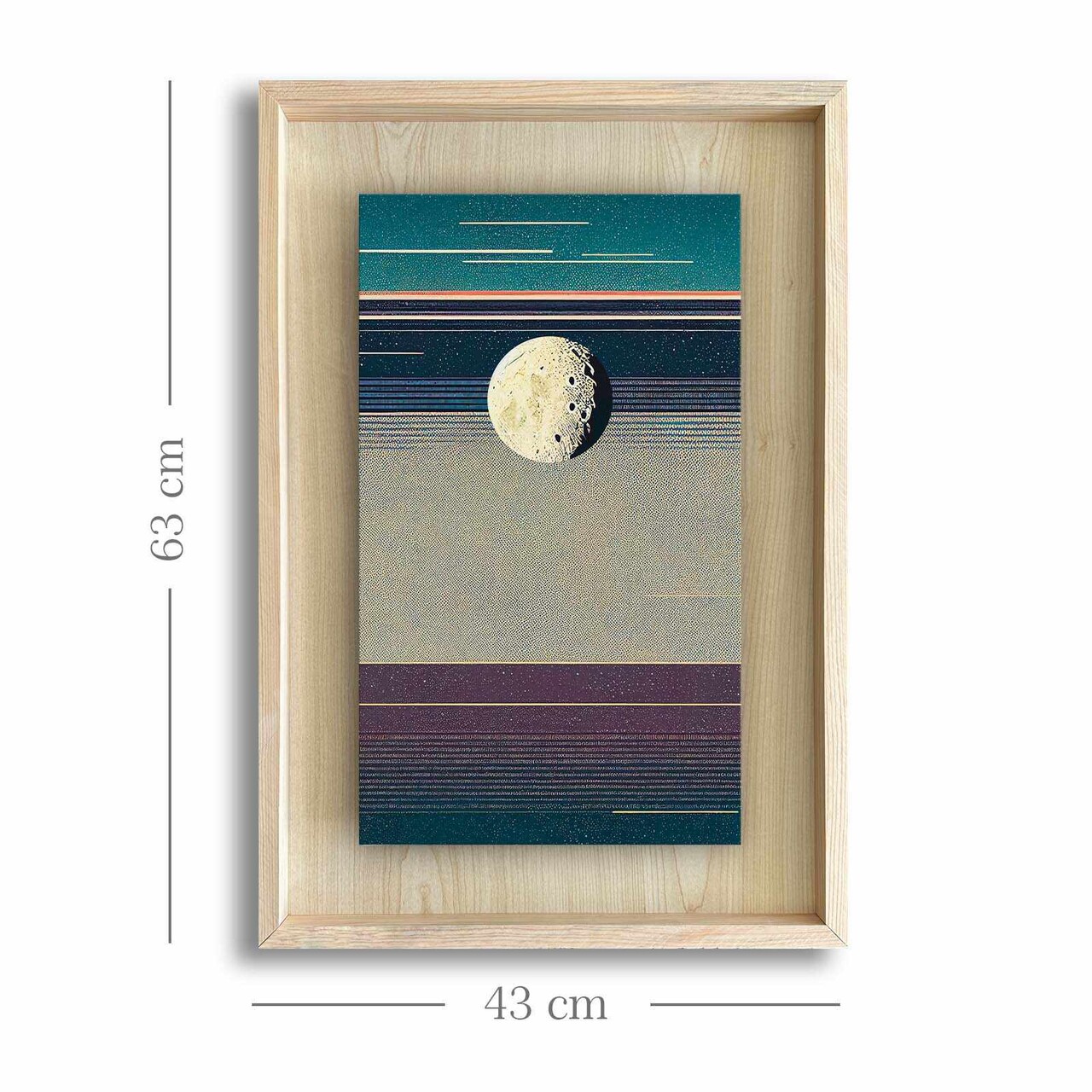 Tablou decorativ, Ahsakca, Fundal: 100% MDF de arțar (grosime: 2,7 mm) Vopsea: 100% MDF (grosime: 5 mm), Multicolor - view 6