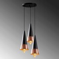 Lustra, Tatum, 584TTM1340, Metal, Negru