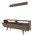Comoda TV, Retricy, Ola, 160x35x64.5 cm, PAL, Maro