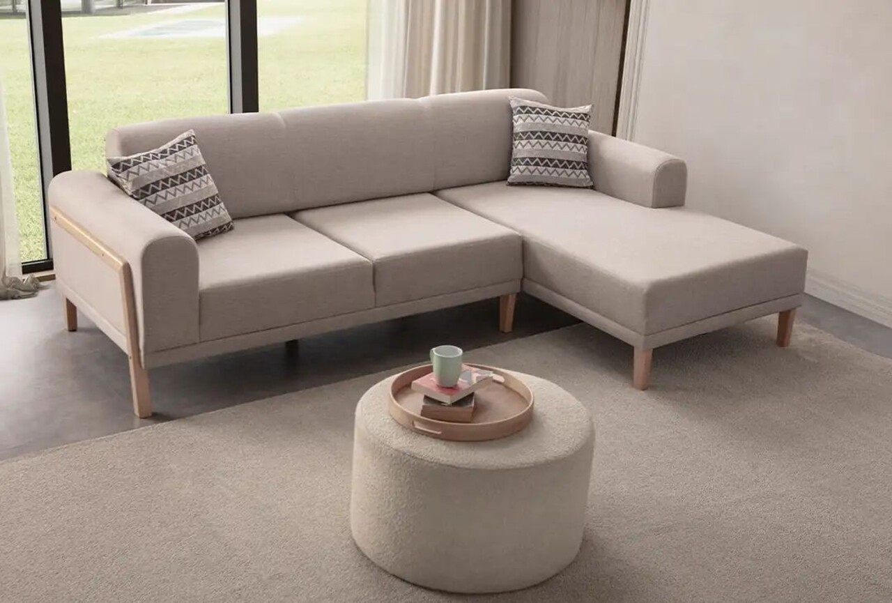 Coltar, Atelier del Sofa, 752EST1352, Lemn de carpen;PAL, Crem - view 2