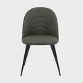 Scaun Ludi, Homla, 53x50x85 cm, metal/poliester, verde