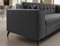 Coltar extensibil dreapta 4 locuri ELTAP, Sol-29, Solange, 292x196x84 cm, lemn/poliester, gri