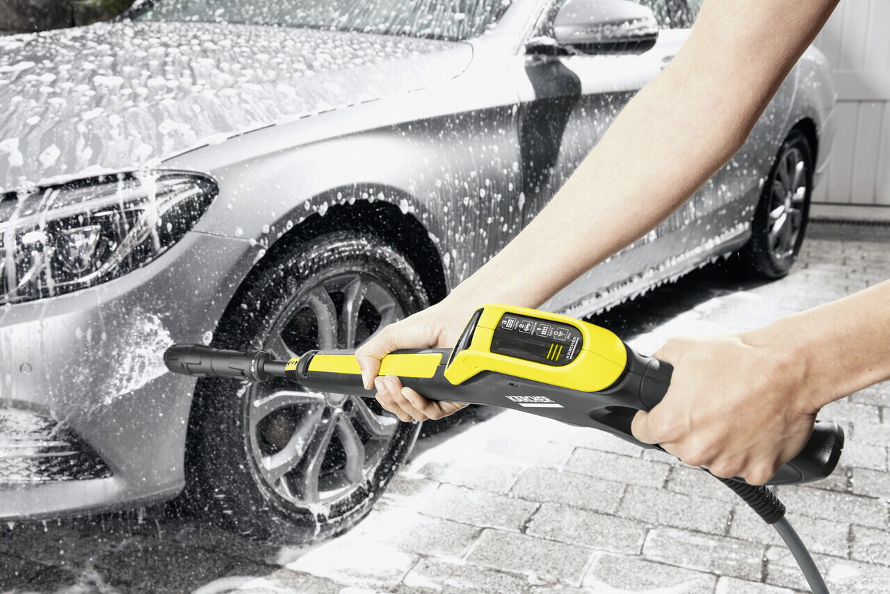 Aparat de spalat cu presiune K 4 Power Control Flex Home, Karcher, galben — imaginea 3