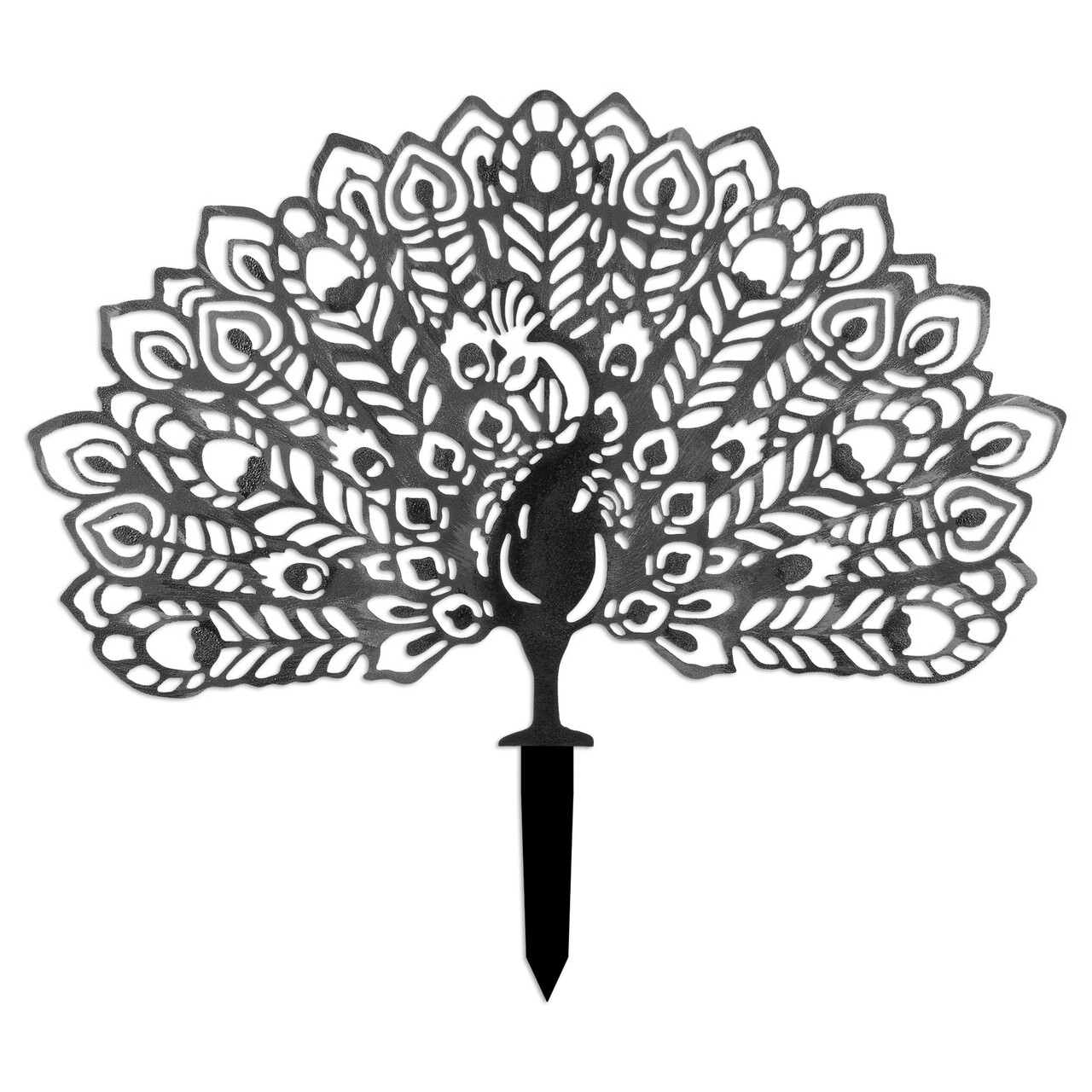 Obiect decorativ de grădină, Peacock v2, 60x38 cm, Multicolor - view 4