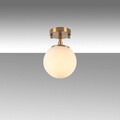 Lustra, Atmaca - 10220, Fulgor, 15 x 15 x 23 cm, 1 x E14, 15W, aramiu antic
