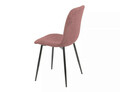 Scaun Alan Brego, Signal, 45x39x91 cm, textil/otel, mov deschis/negru