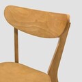 Set 2 scaune Vieri, Homla, 54x46.5x75.5 cm, lemn de cauciuc, natur