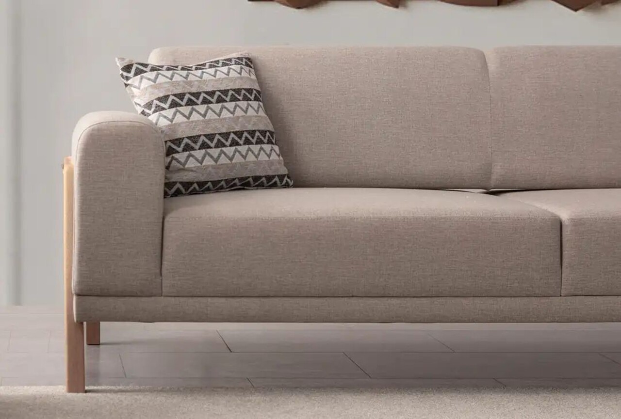 Canapea 3 locuri, Atelier del Sofa, 752EST1118, Lemn de carpen;PAL, Crem - view 6